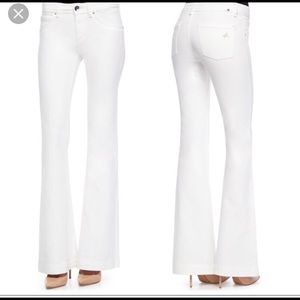DL 1961 White Flare Jeans. New with Tags!